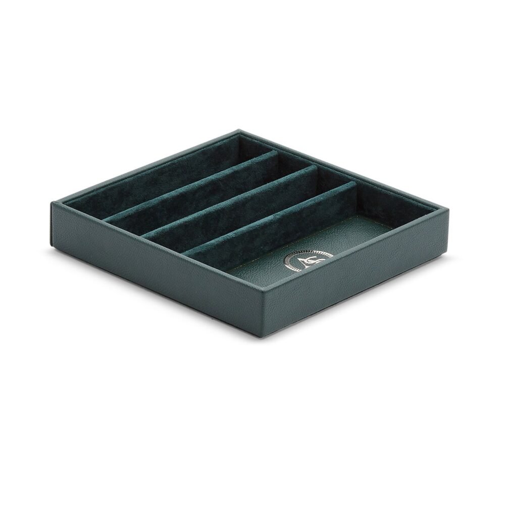Wolf Analog Shift Watch Strap Valet Tray Green - Image 5
