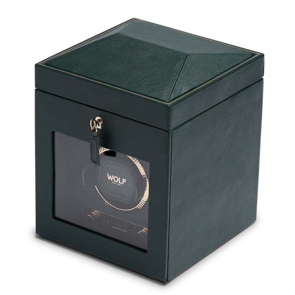 Wolf Brit Racing Green Single Watch Winder - Image 2