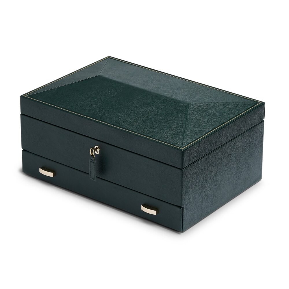 Wolf Brit Racing Green 10P W Draw Watch Box - Image 2