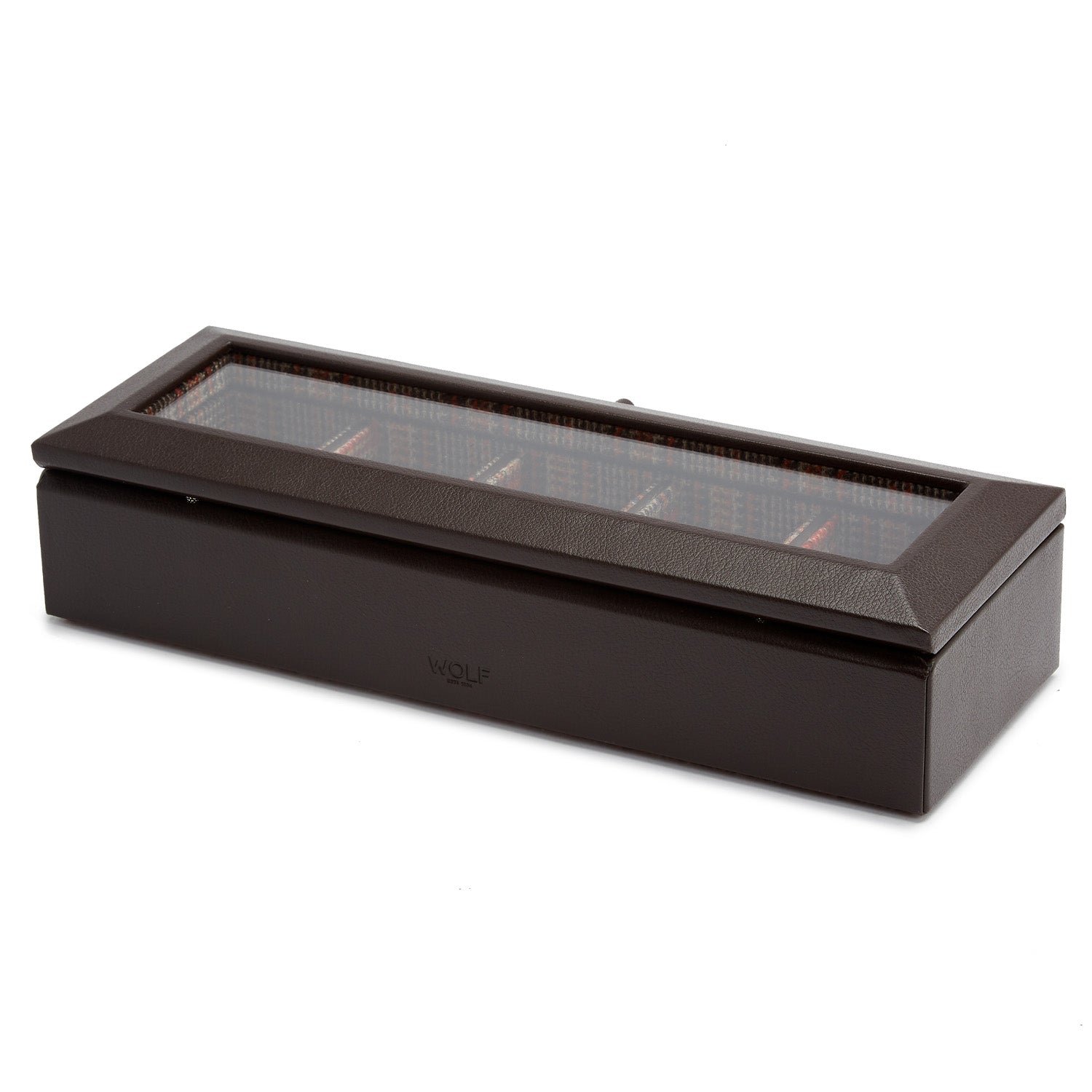 Wolf WM x WOLF 5 Piece Watch Box Brown - Image 4