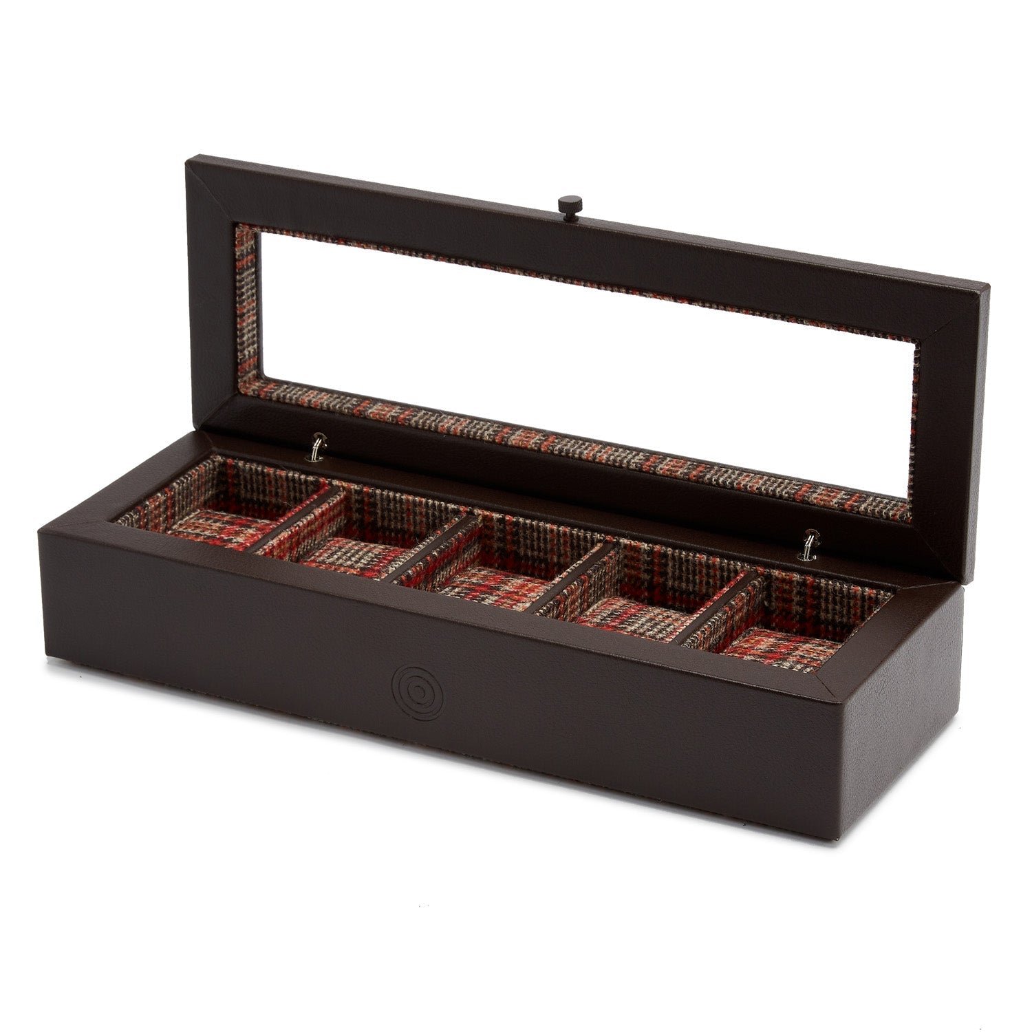 Wolf WM x WOLF 5 Piece Watch Box Brown - Image 3