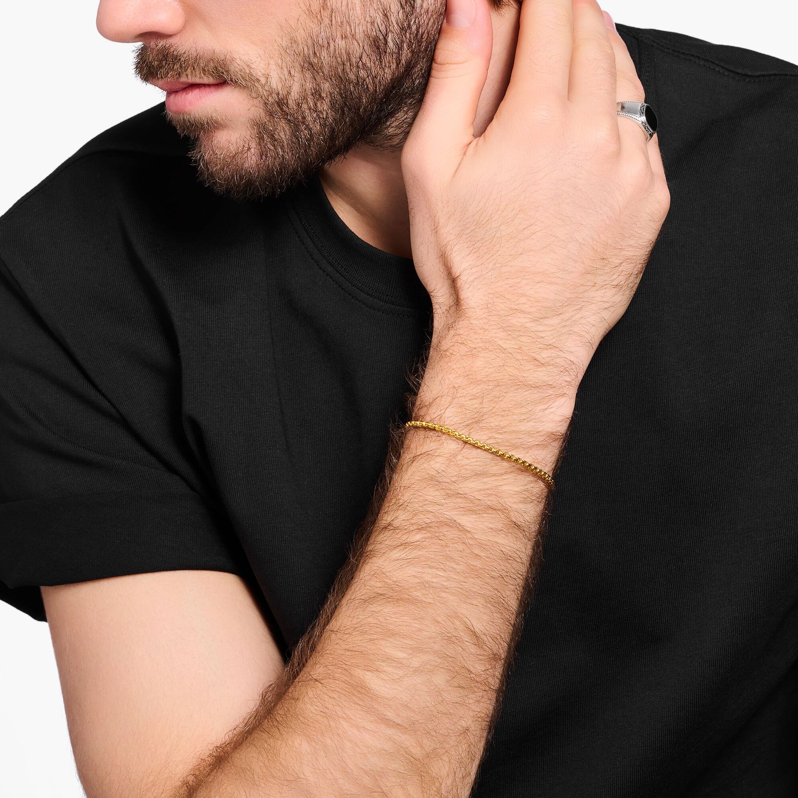 THOMAS SABO Gold Venezia Rebel Bracelet - Image 2