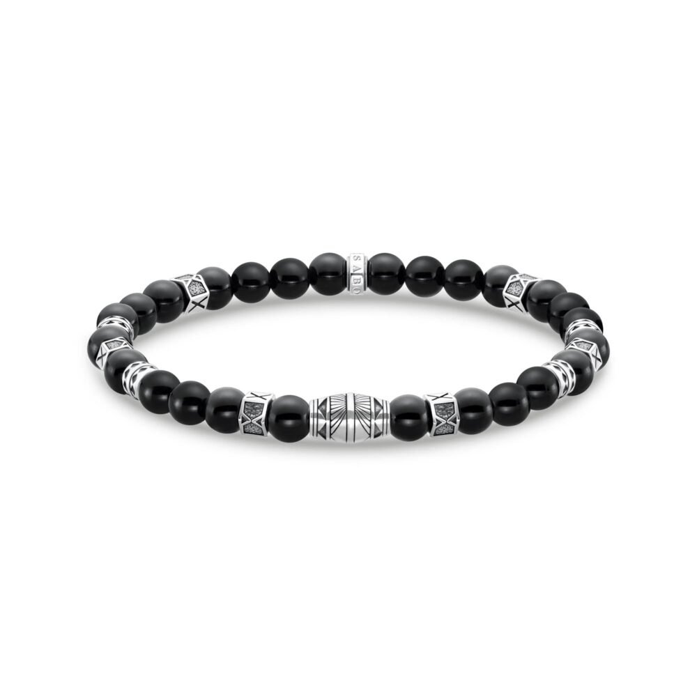 THOMAS SABO Black Bead Elements Bracelet