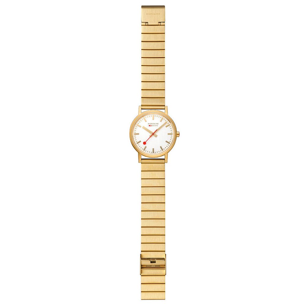 Mondaine Official Classic 36mm Golden Stainless Steel watch - Image 5