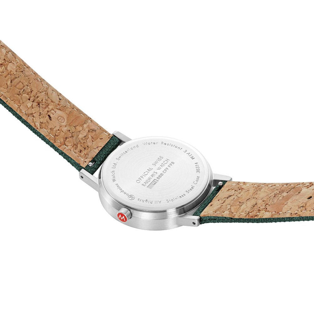 Mondaine Official Swiss Railways Classic Green 36mm Watch - Image 2