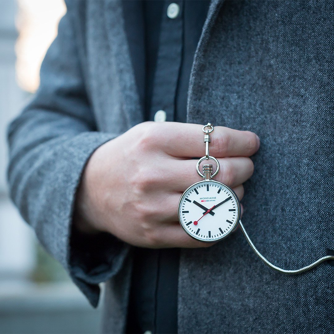Mondaine Pocket Watch - Image 4