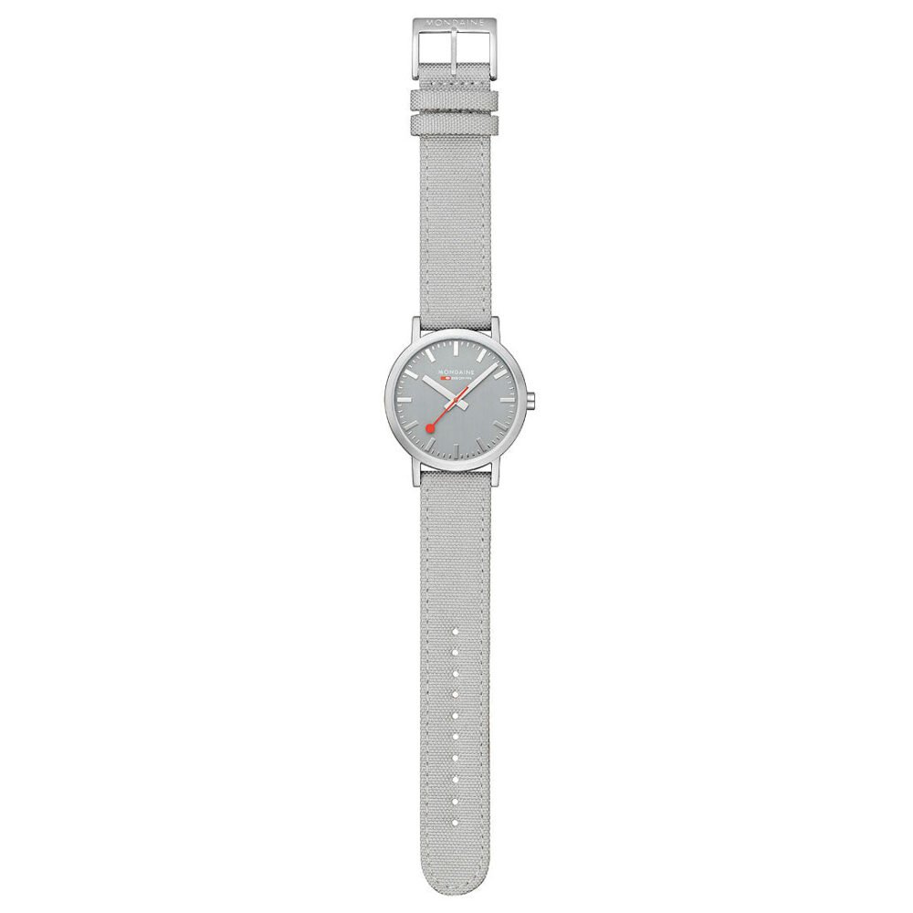 Mondaine Official Swiss Railways Classic Grey 40mm Watch - Image 6