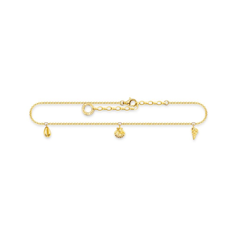 THOMAS SABO Anklet Shells Gold