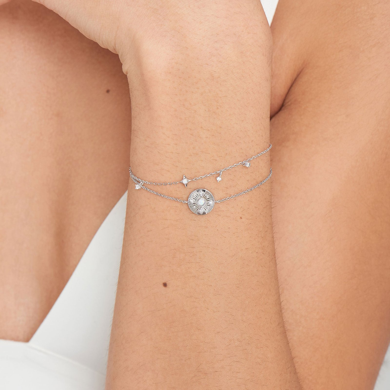 Ania Haie Silver Star Kyoto Opal Bracelet - Image 4