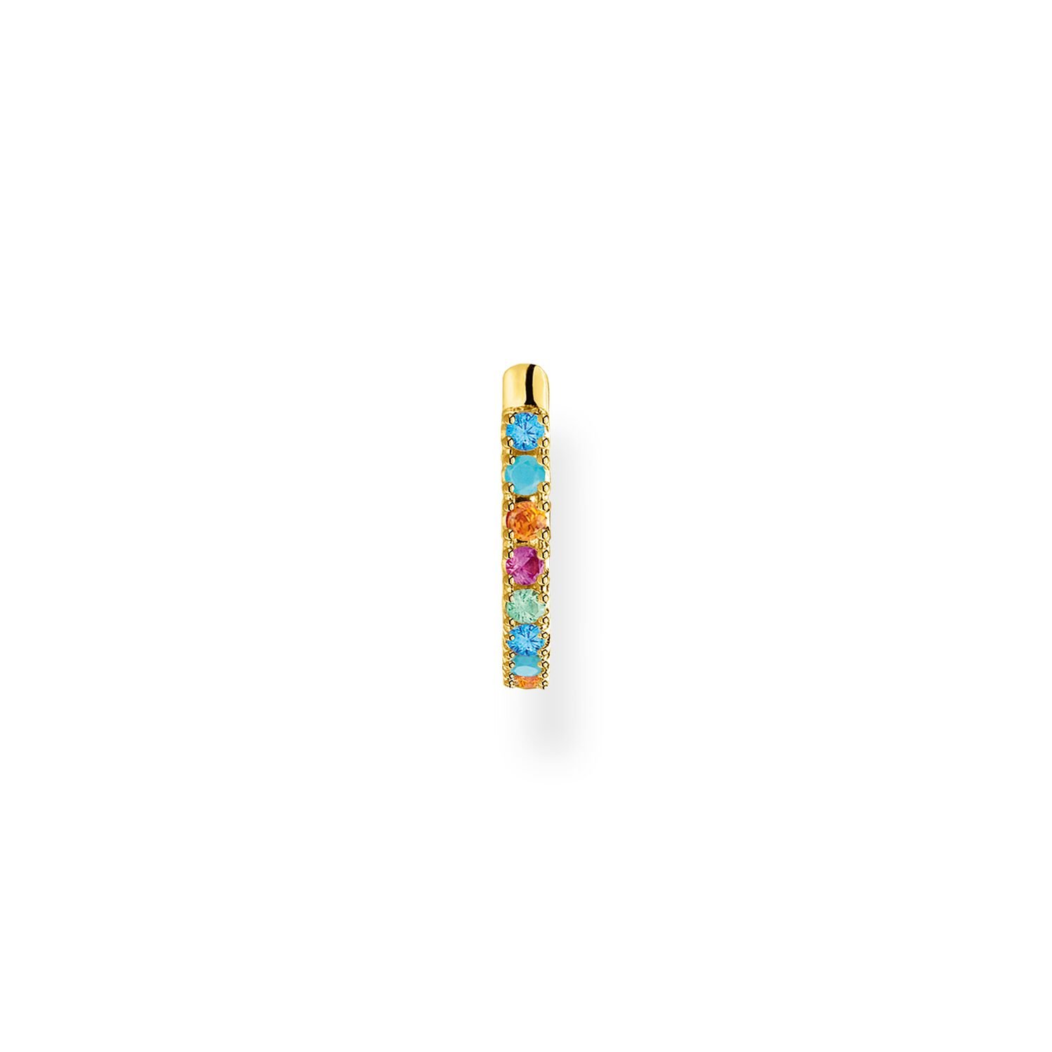Thomas Sabo Single Hoop Earring Colourful Stones - Image 2