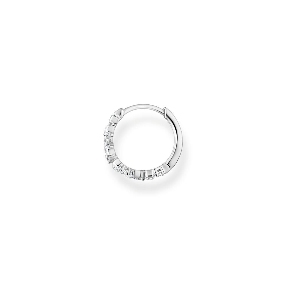 Thomas Sabo Single Hoop Earring Stones Silver - Image 2