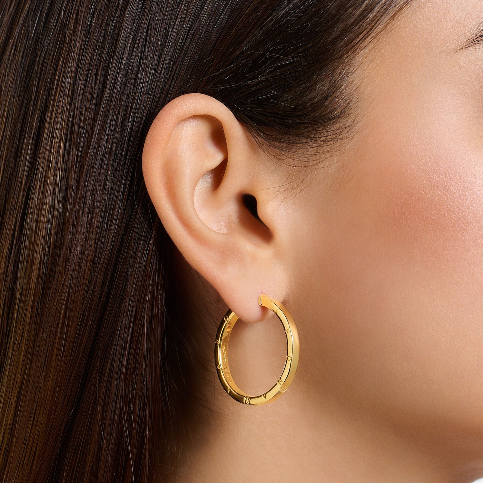 Thomas Sabo Hoop earrings large gold - Image 2