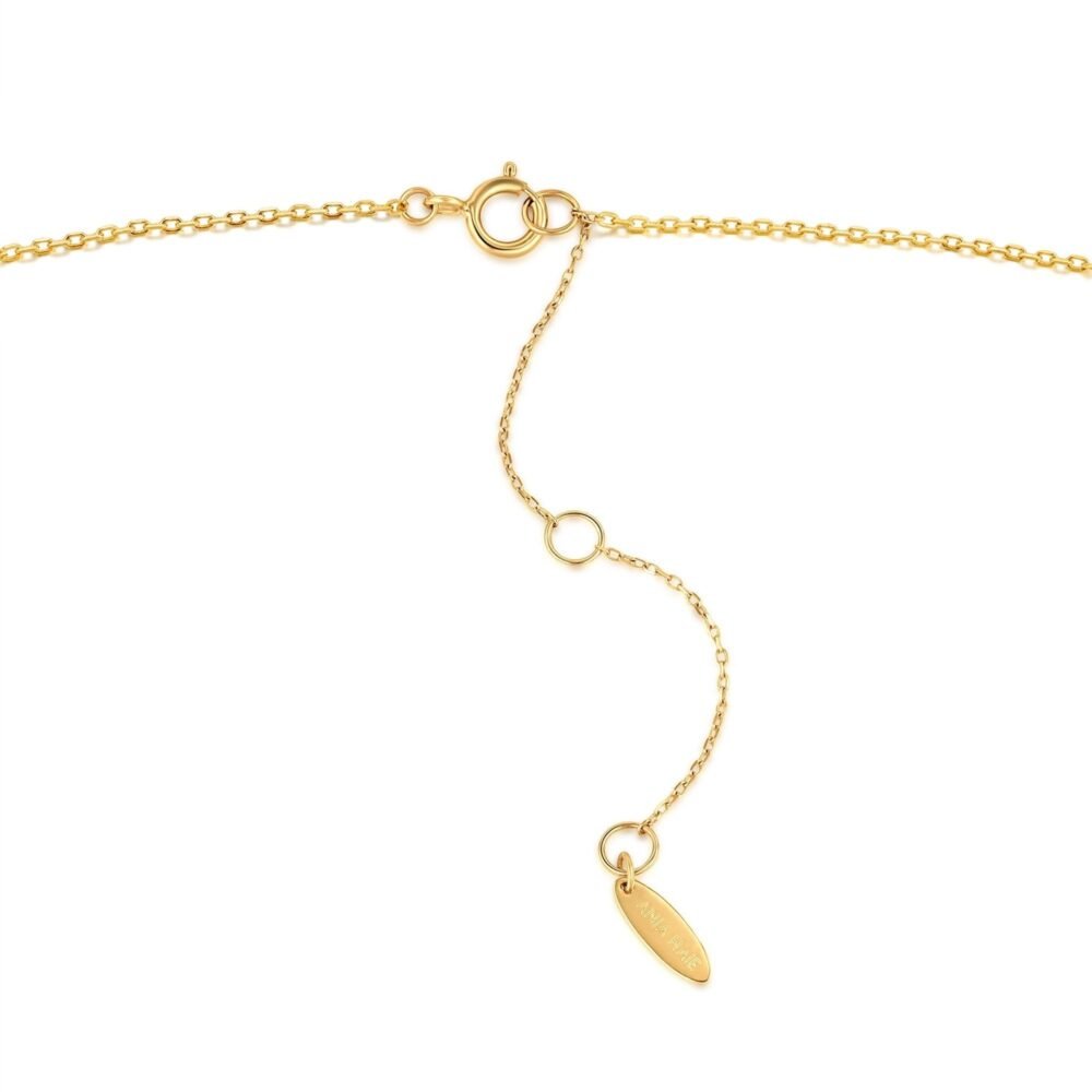 Ania Haie 14kt Gold Padlock Necklace - Image 10