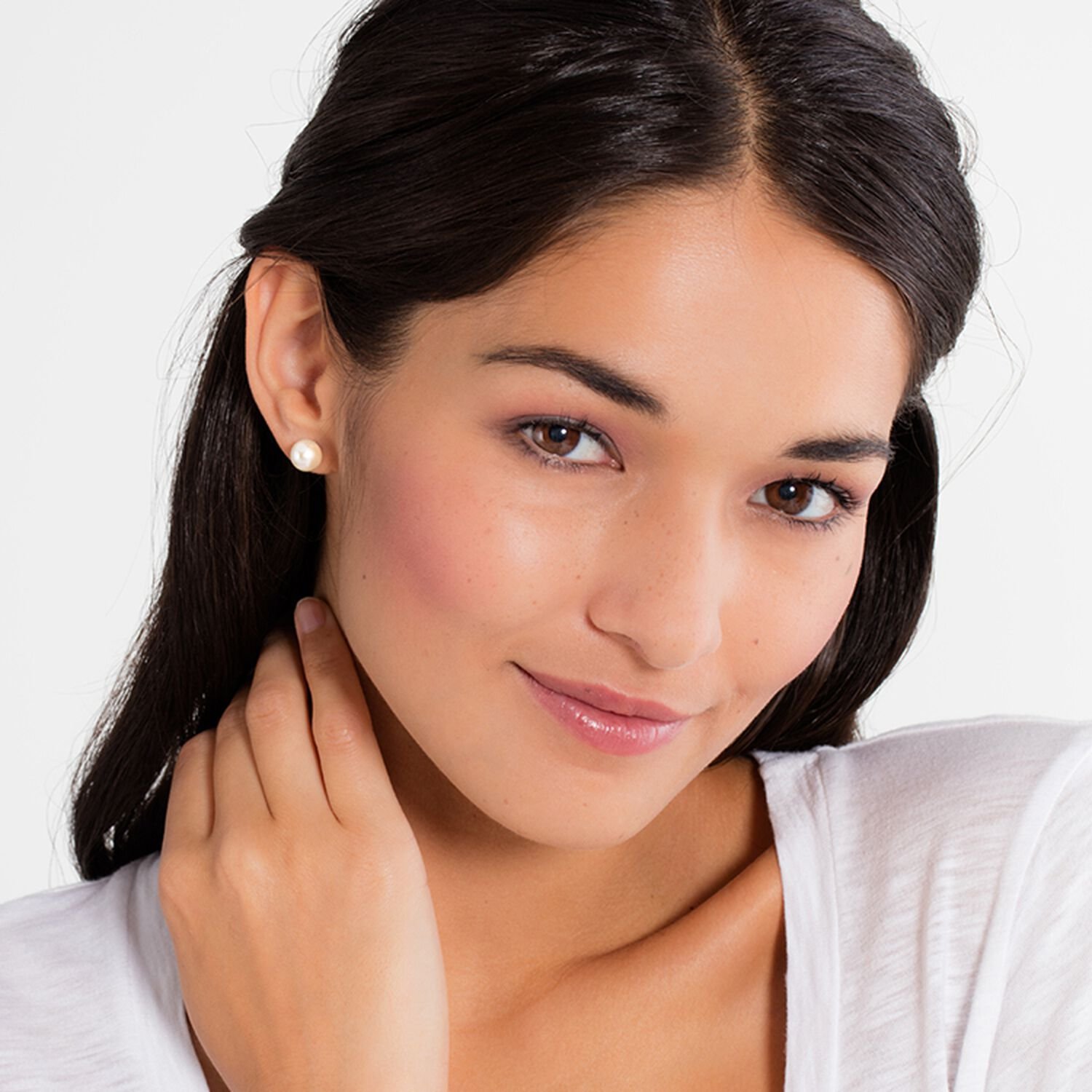 Thomas Sabo Pearl Ear Studs "Large" - Image 2
