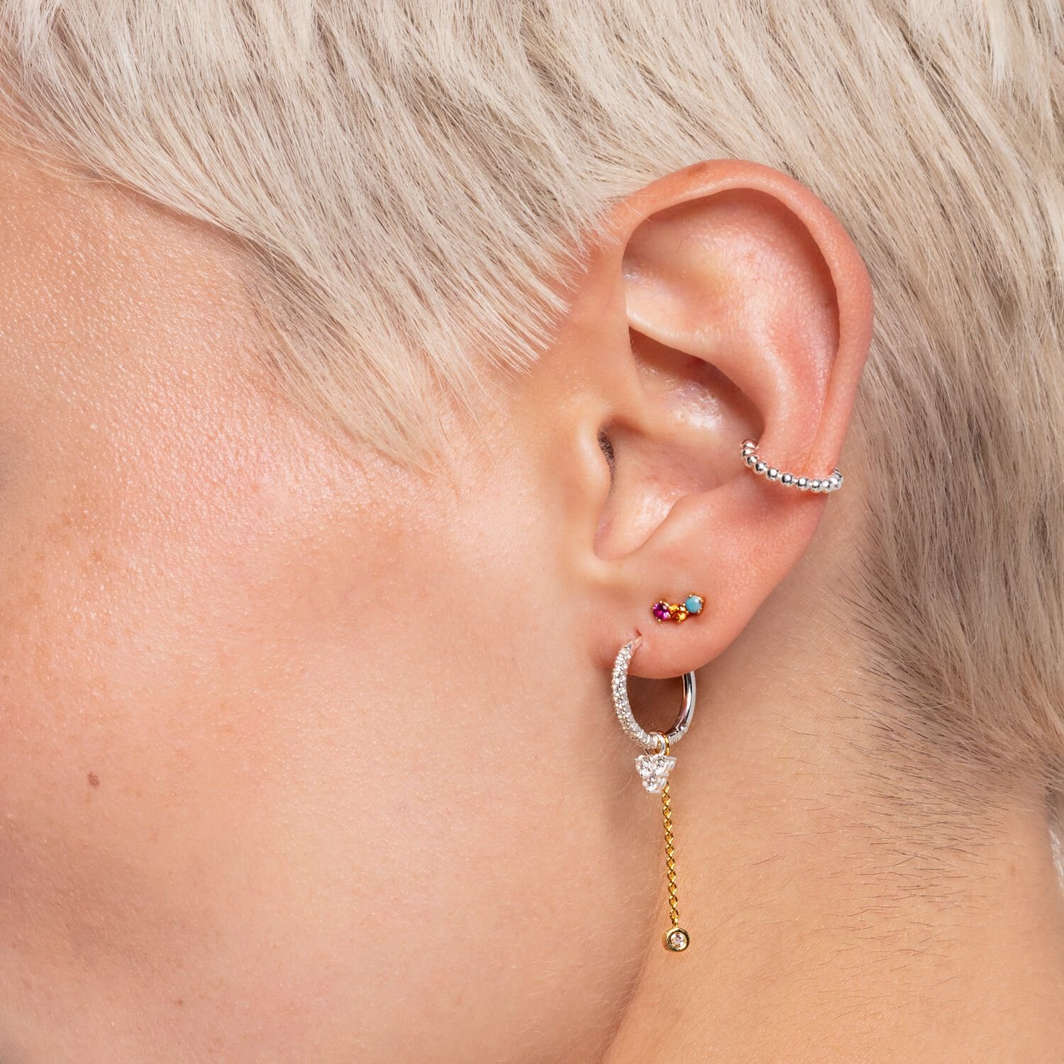 Thomas Sabo Ear Stud Colourful Stones (Single) - Image 3