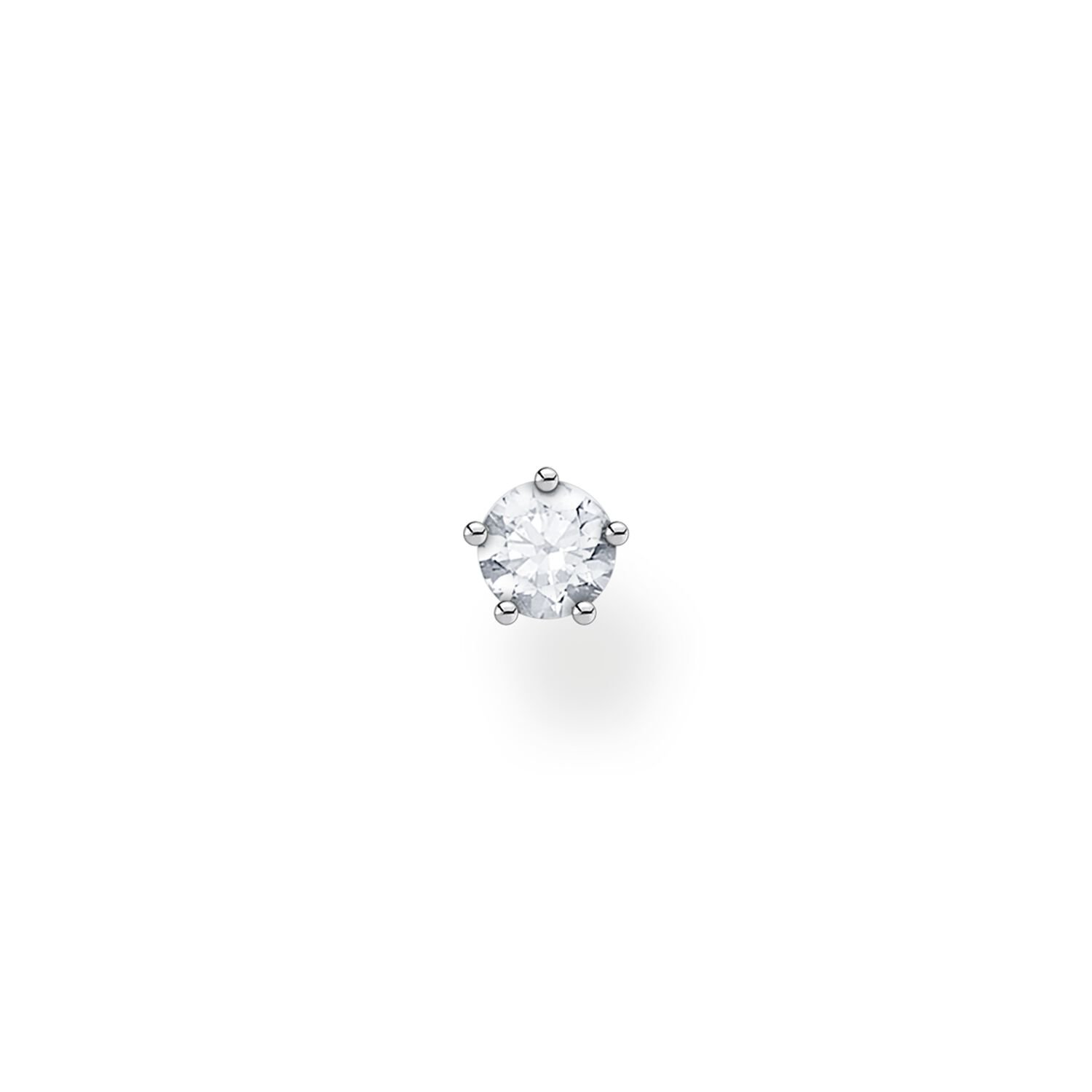 Thomas Sabo Ear Stud White Stone (Single) - Image 2