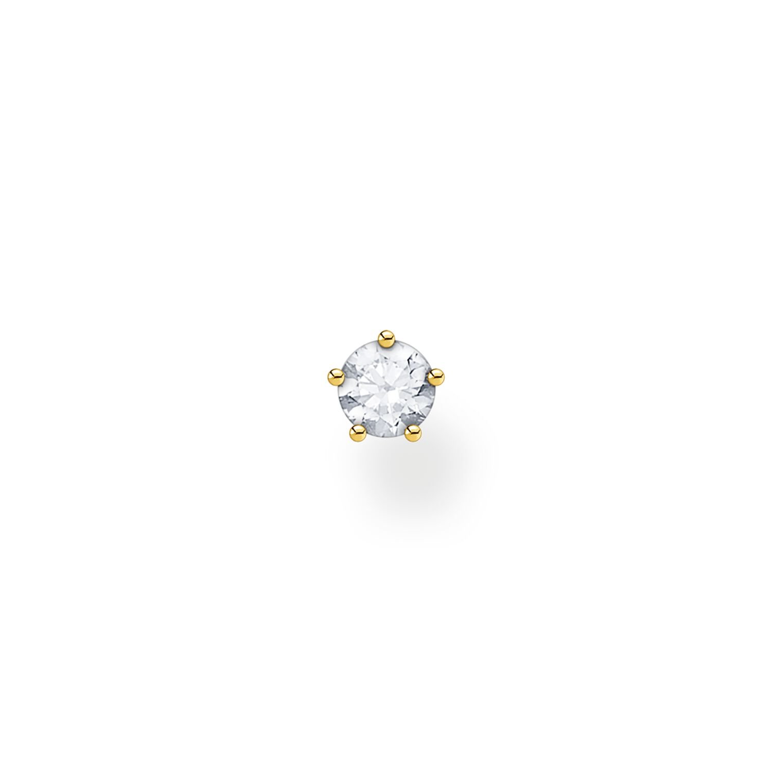 Thomas Sabo Ear Stud White Stone (Single) - Image 2