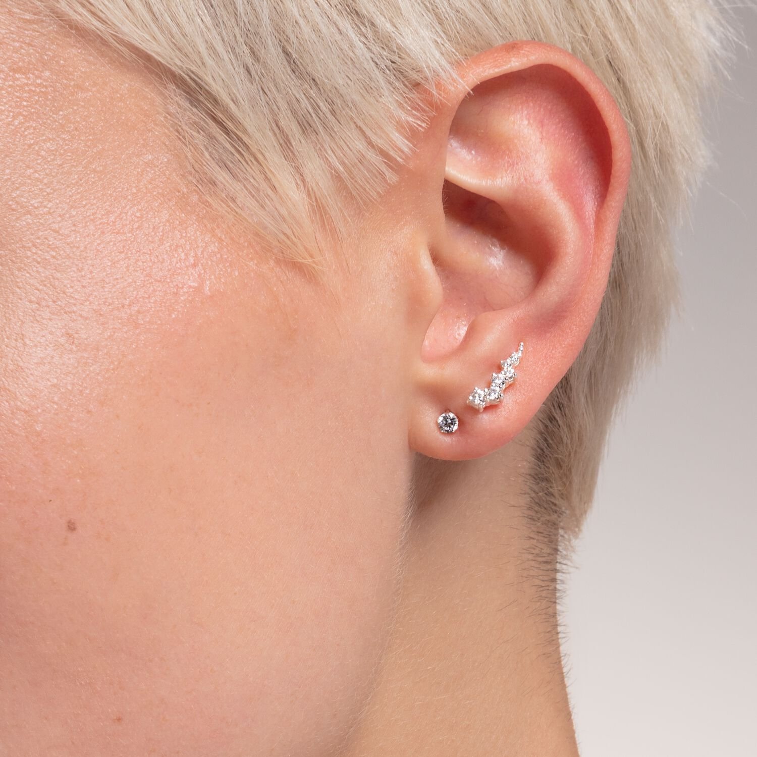 Thomas Sabo Ear Climber White Stones - Image 2