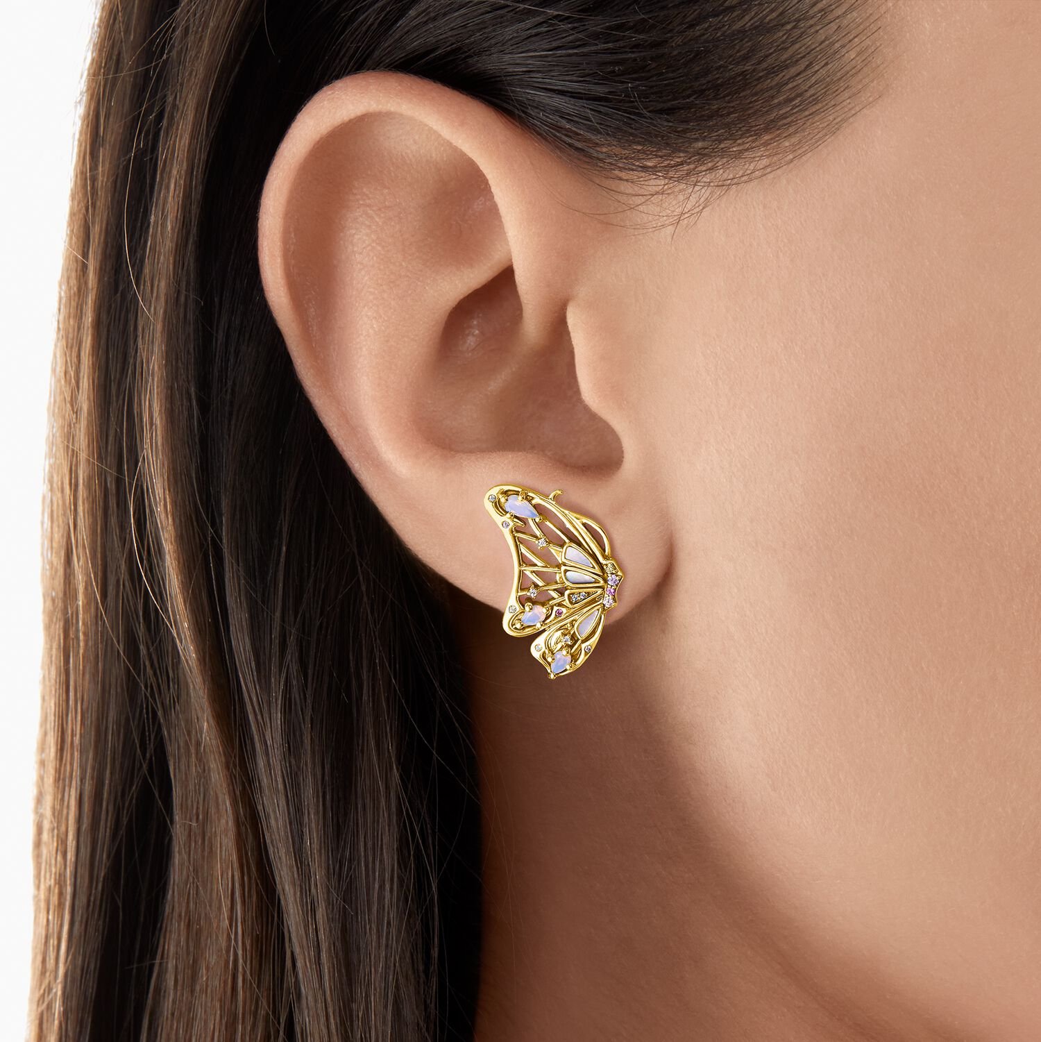 Thomas Sabo Ear Studs Butterfly Gold - Image 2