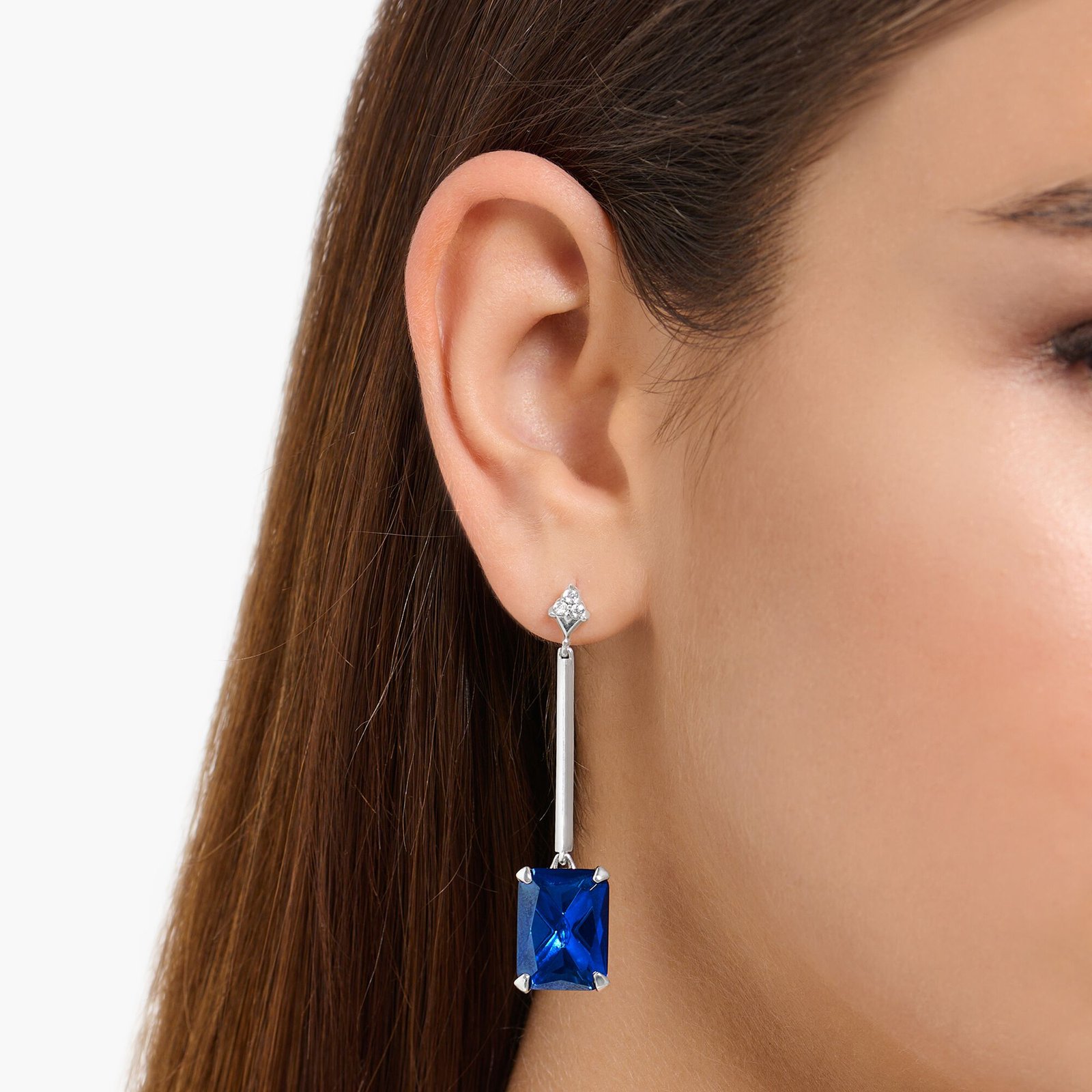 Thomas Sabo Earrings blue stone - Image 2