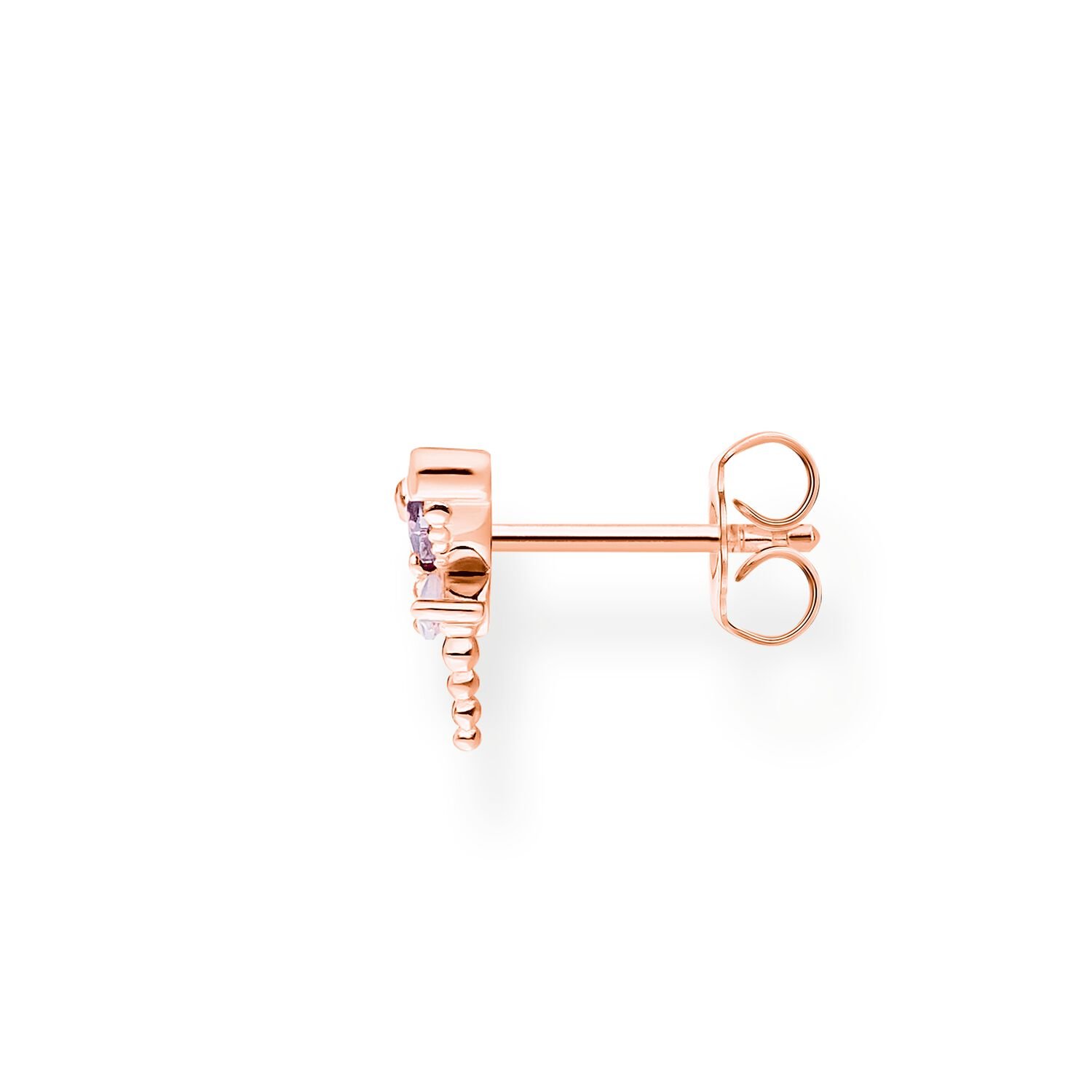 Thomas Sabo Single Ear Stud Dragonfly Rose Gold - Image 2