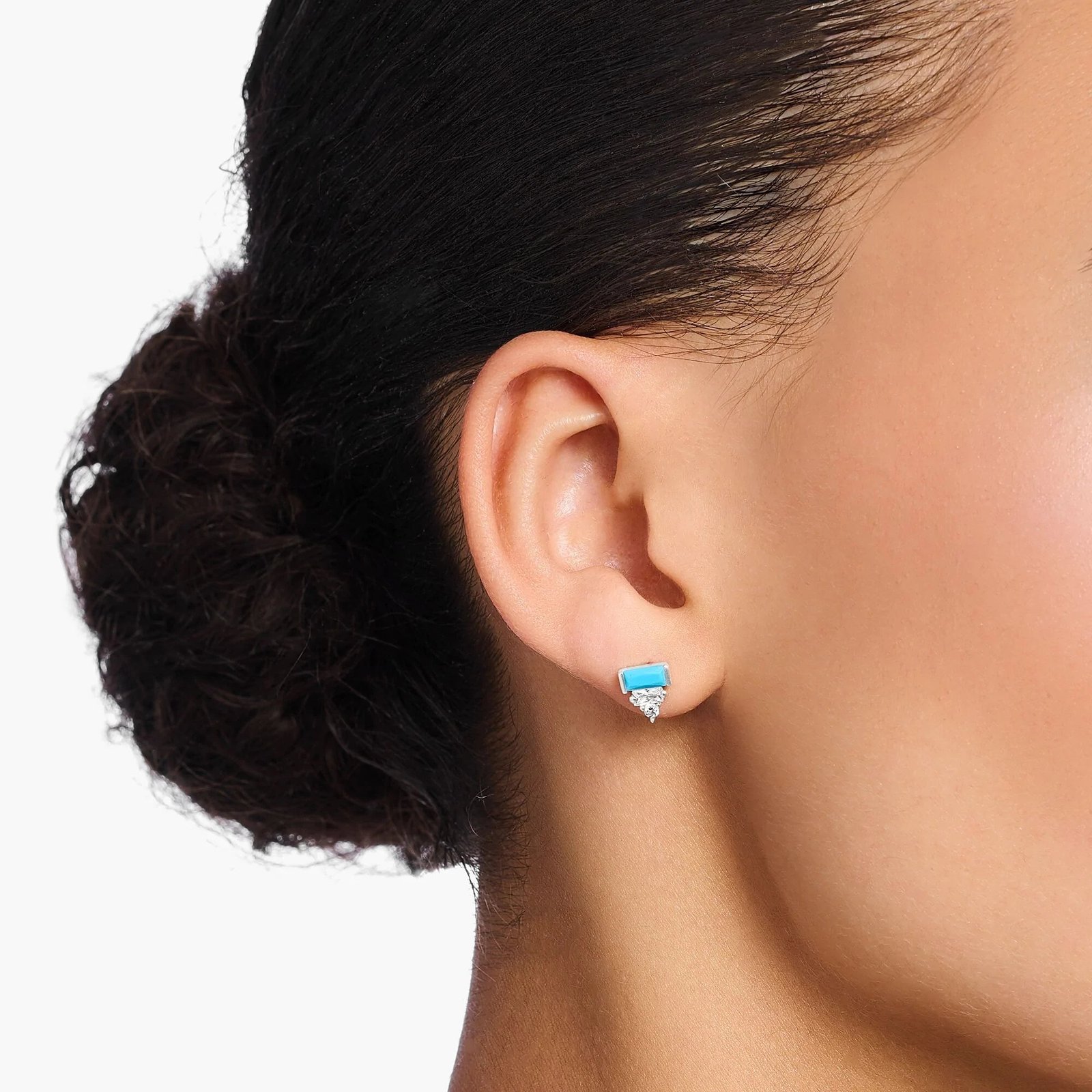 THOMAS SABO Mystic Turquoise Stud Earrings - Image 2