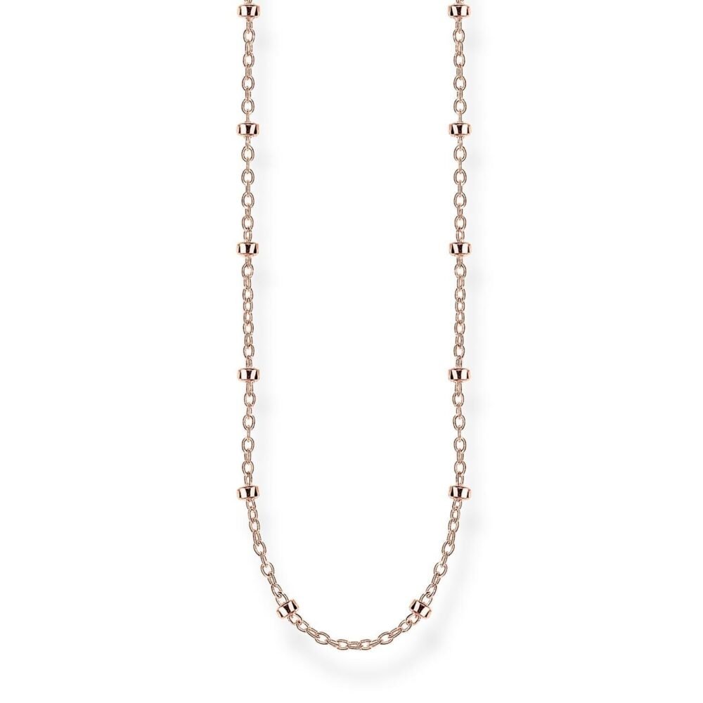 Thomas Sabo Round Belcher Chain Rose Gold