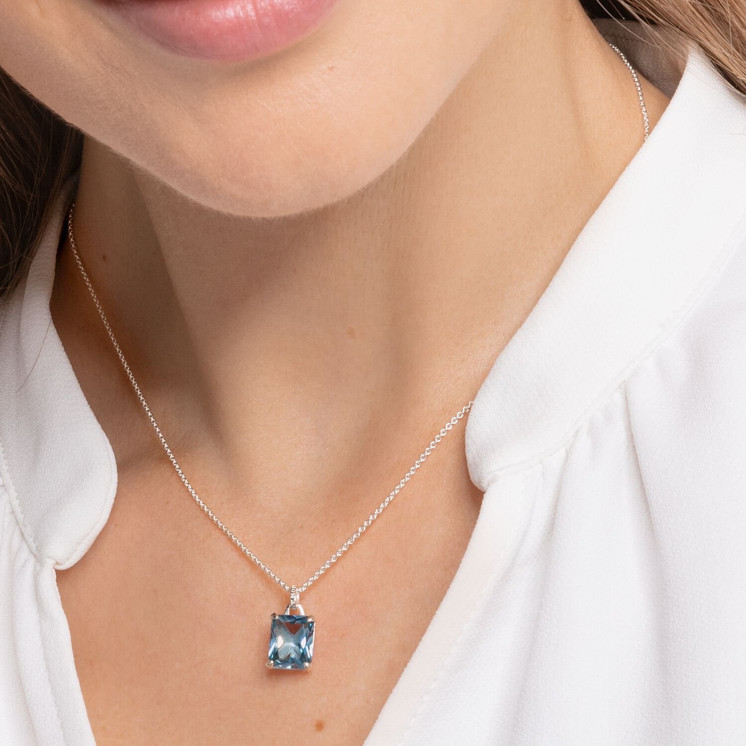 Thomas Sabo Necklace Blue Stone - Image 2