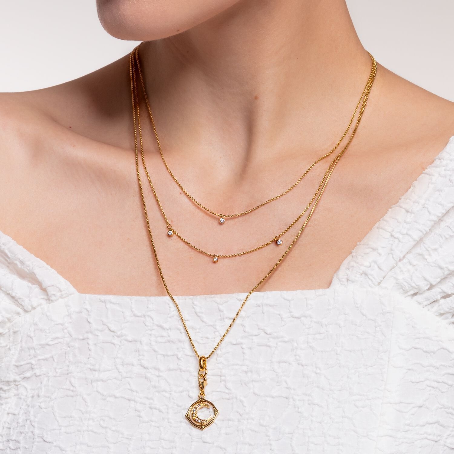 Thomas Sabo Necklace White Stones - Image 2