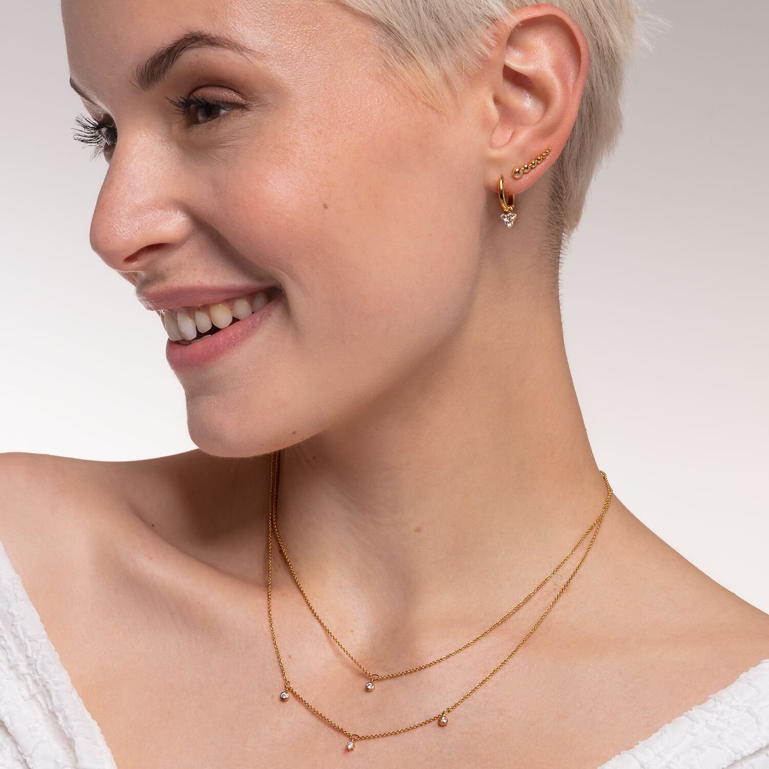 Thomas Sabo Necklace White Stones - Image 3