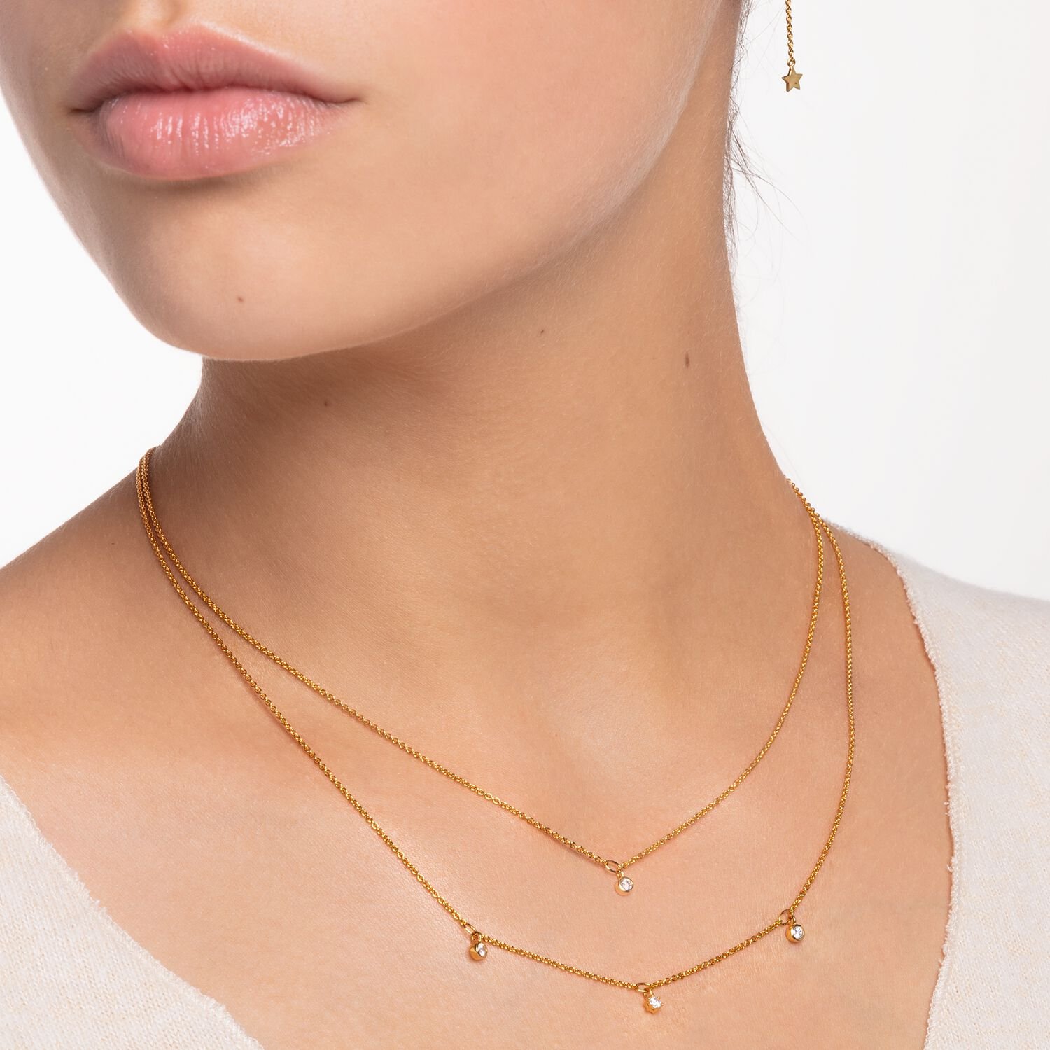 Thomas Sabo Necklace White Stones - Image 4