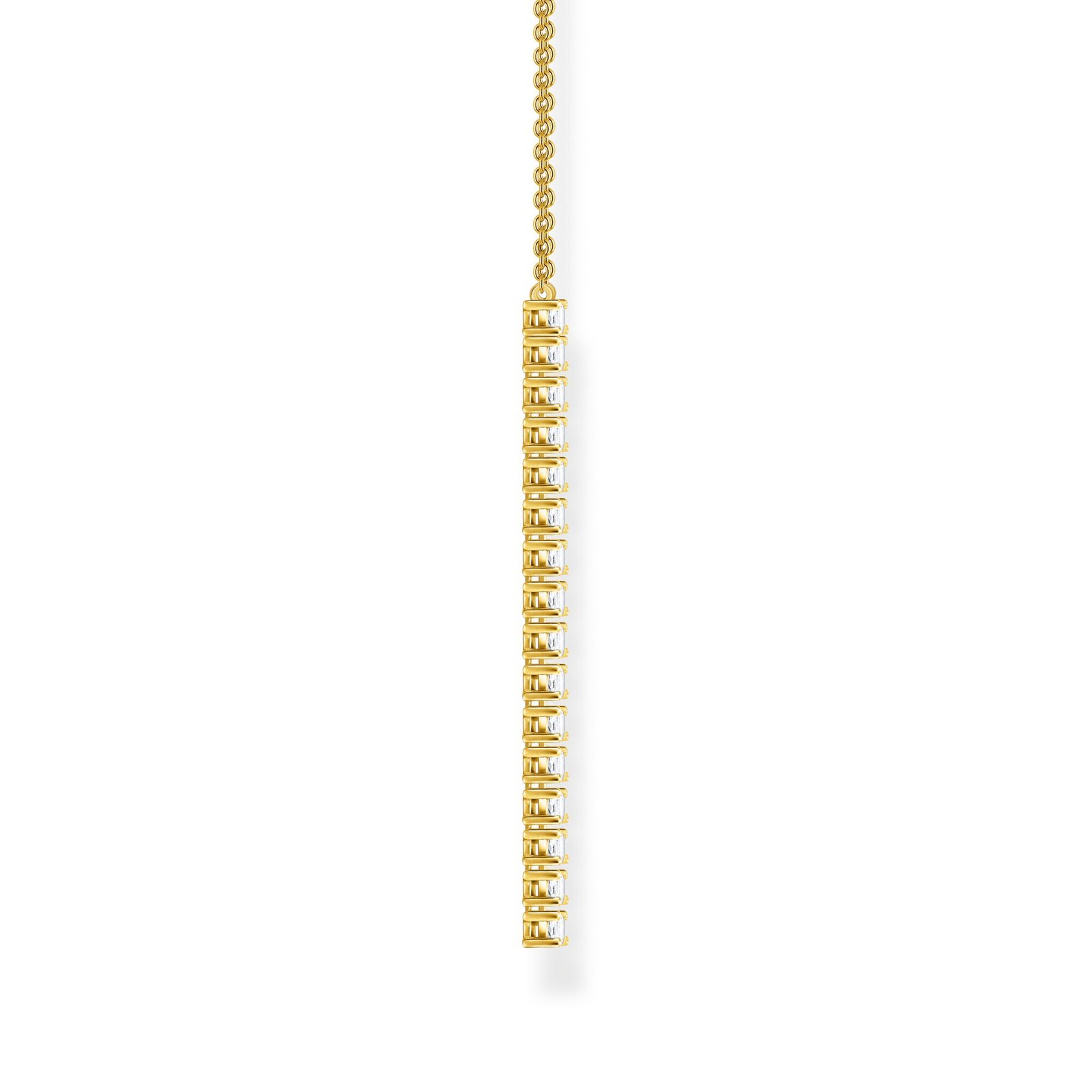 Thomas Sabo Necklace White Stones Gold - Image 2