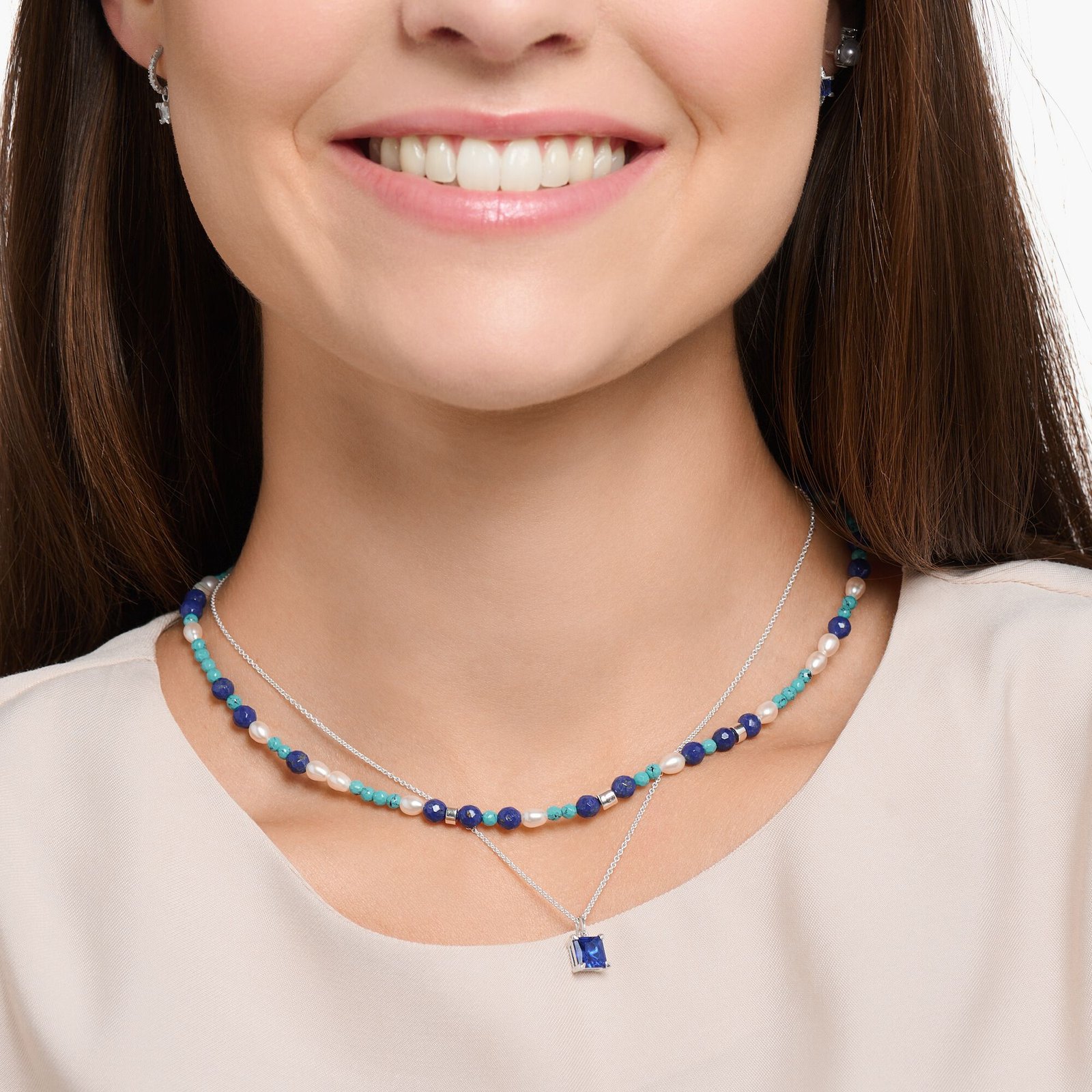 Thomas Sabo Necklace with blue stone - Image 3