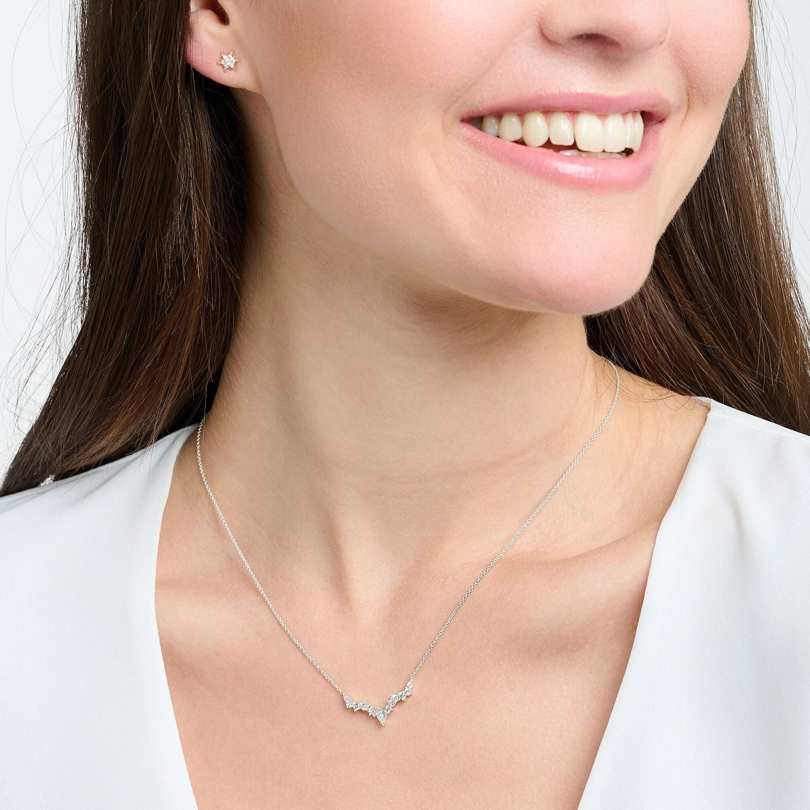 THOMAS SABO Necklace ice crystals silver - Image 2