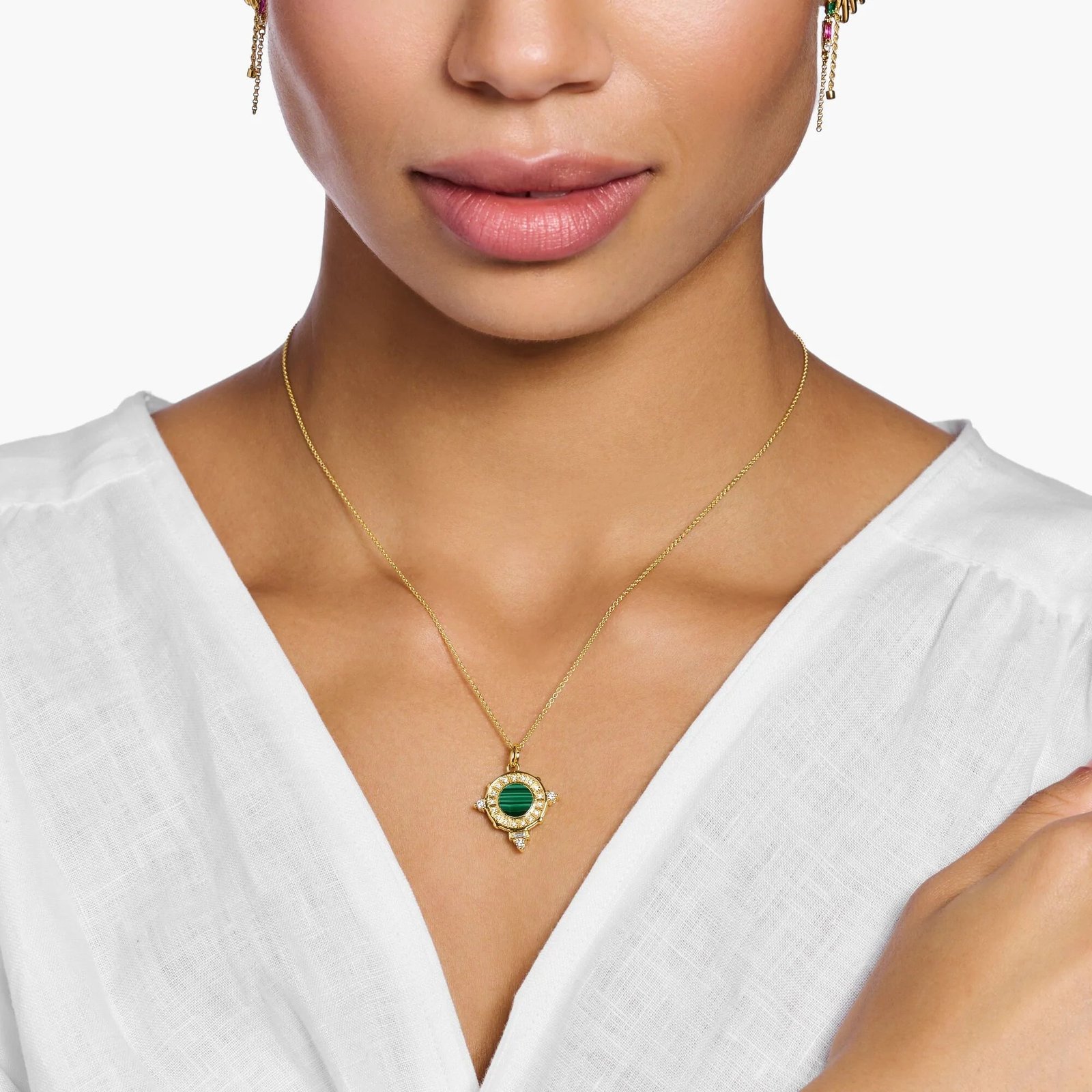 THOMAS SABO Coin Gold Necklace - Image 3