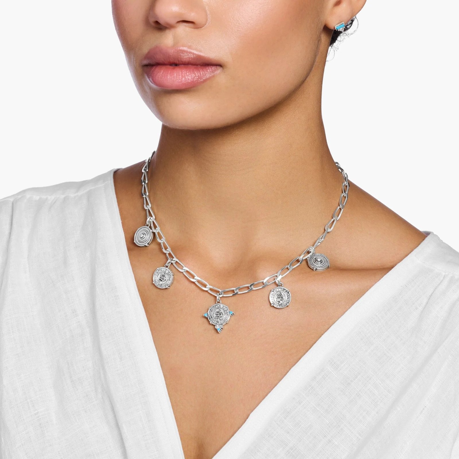 THOMAS SABO Iconic Symbols Silver Necklace - Image 4