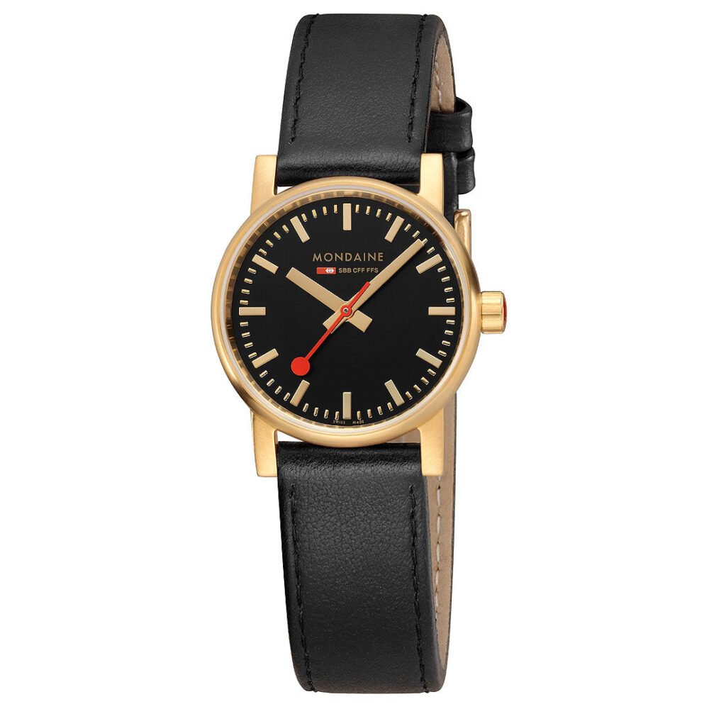 Mondaine Official evo2 30mm Golden Stainless Steel watch - Image 3