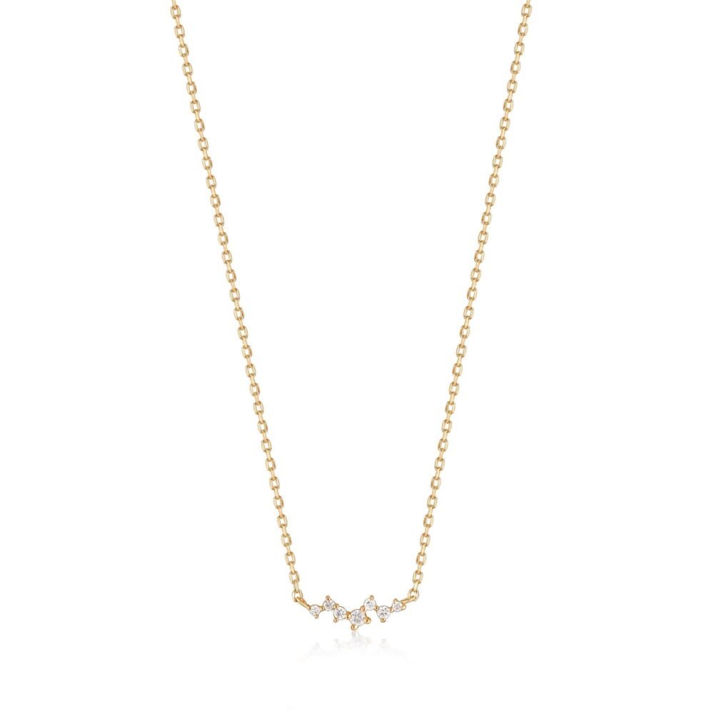 Ania Haie 14kt Gold Stargazer Natural Diamond Constellation Necklace