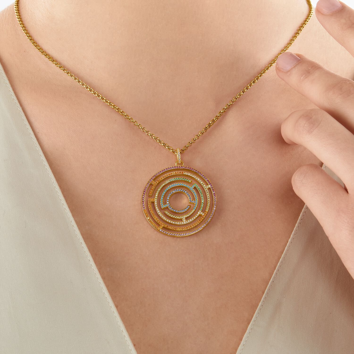 Thomas Sabo Pendant Maze Gold - Image 3