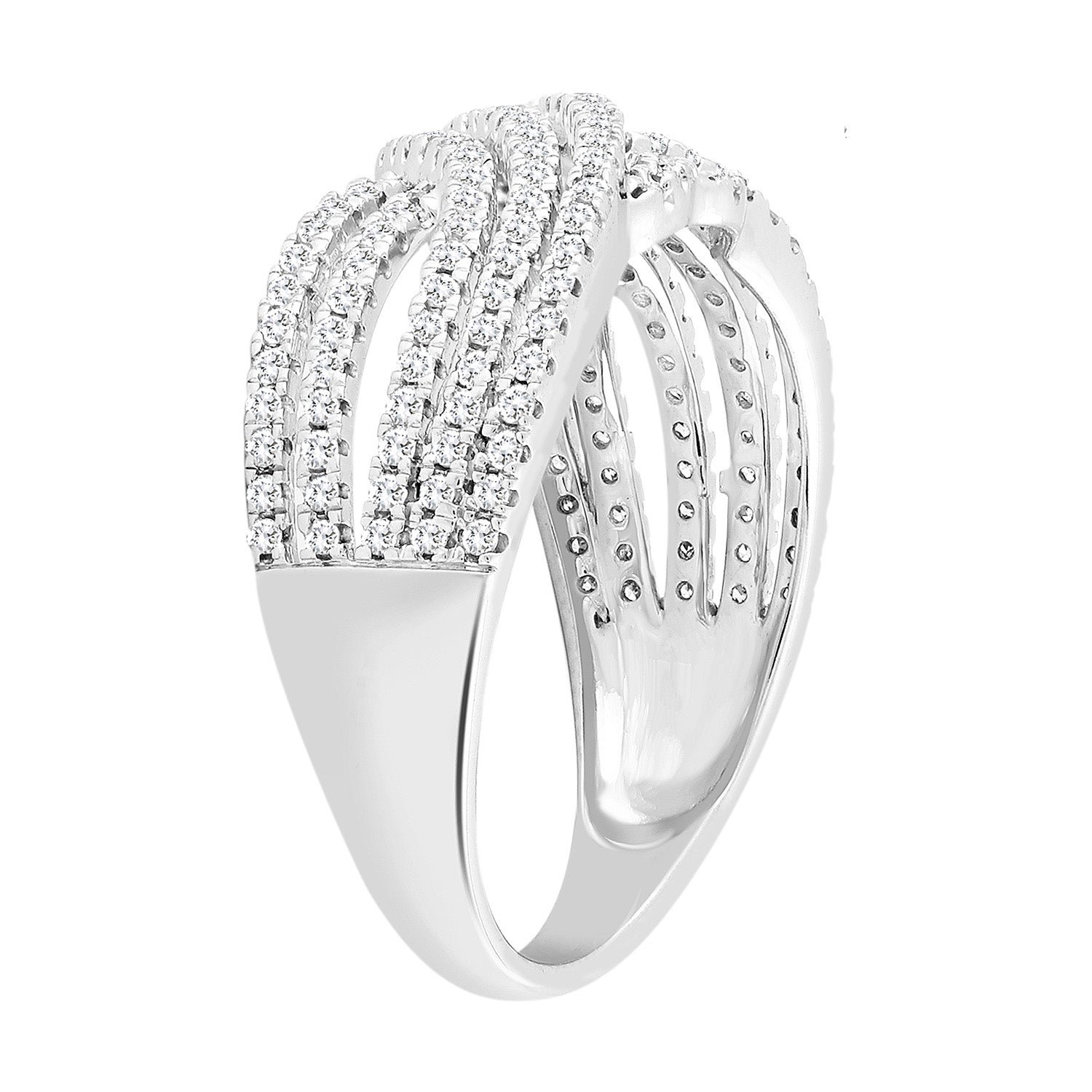 Diamond Ring with 0.48ct Diamonds in 9K White Gold - Image 3
