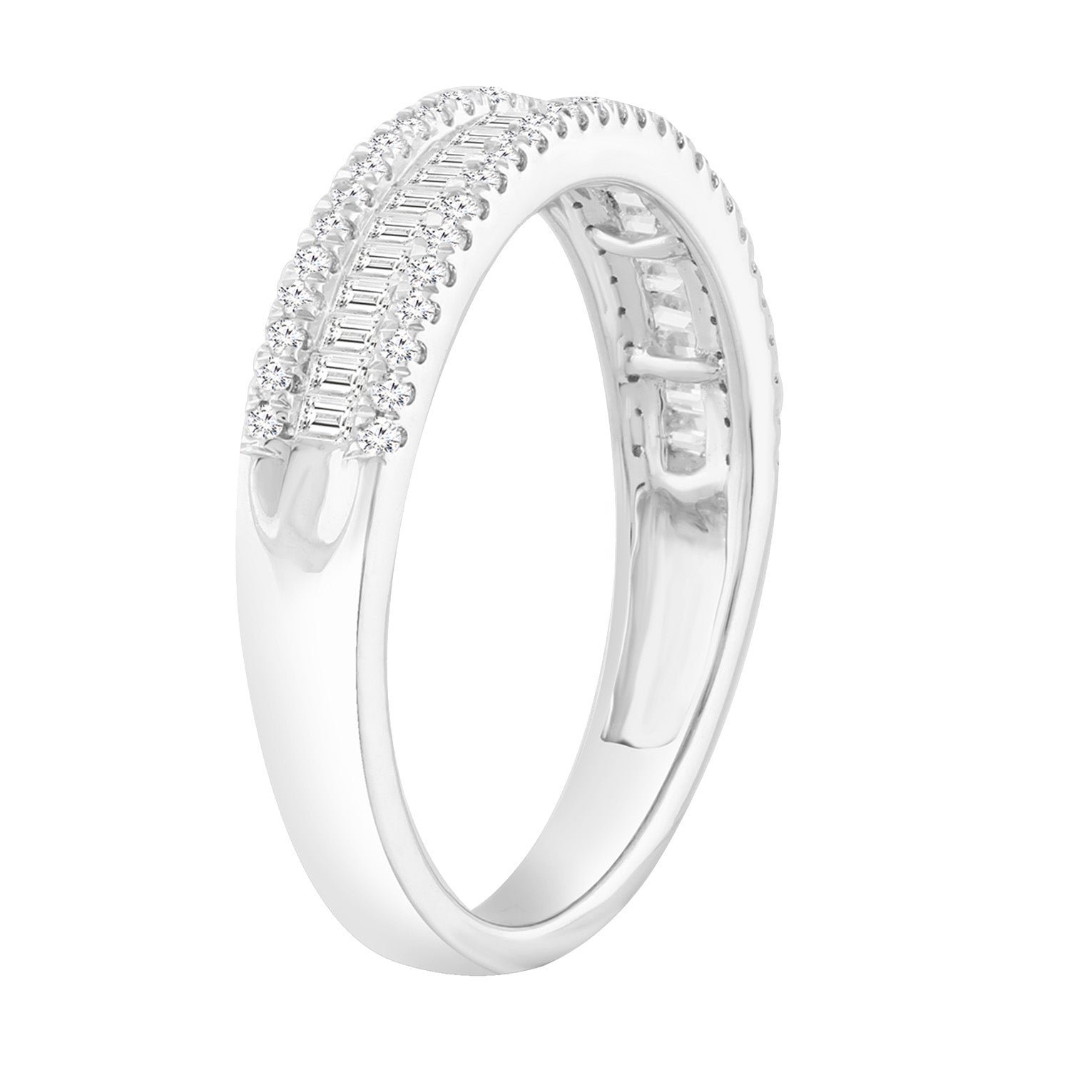 Diamond Ring with 0.50ct Diamonds in 9K White Gold - Image 3