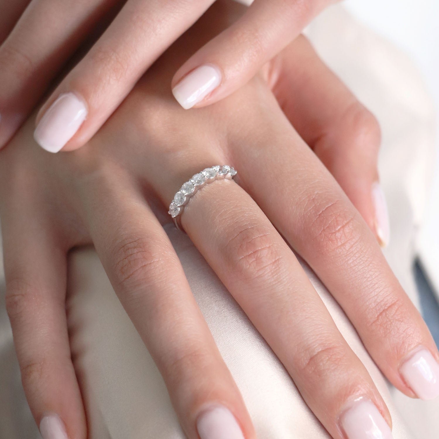 Diamond Fashion Ring with 1.00ct Diamonds in 18K White Gold - Image 7