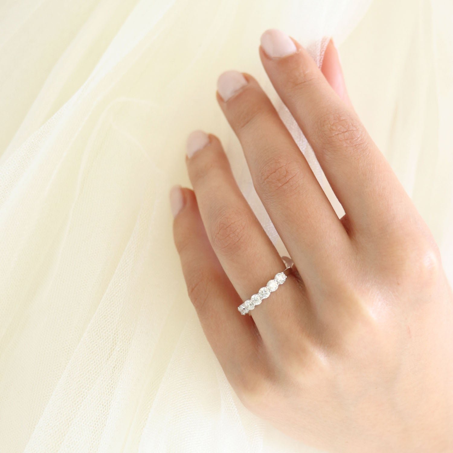 Diamond Fashion Ring with 1.00ct Diamonds in 18K White Gold - Image 4