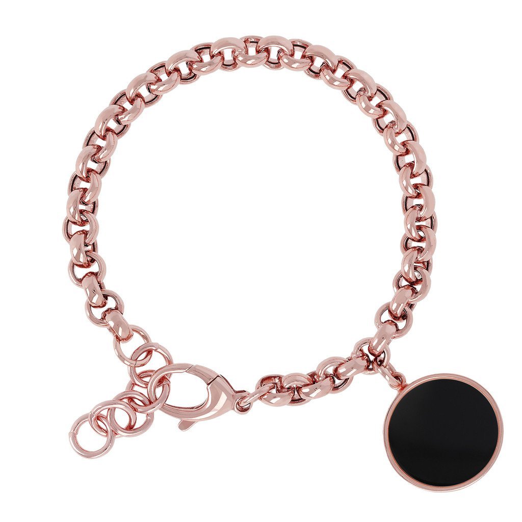 Bronzallure Rolo Bracelet With Gemstone Pendant - Image 6