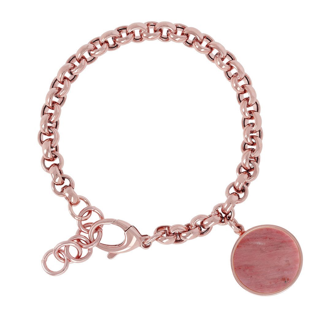 Bronzallure Rolo Bracelet With Gemstone Pendant - Image 13