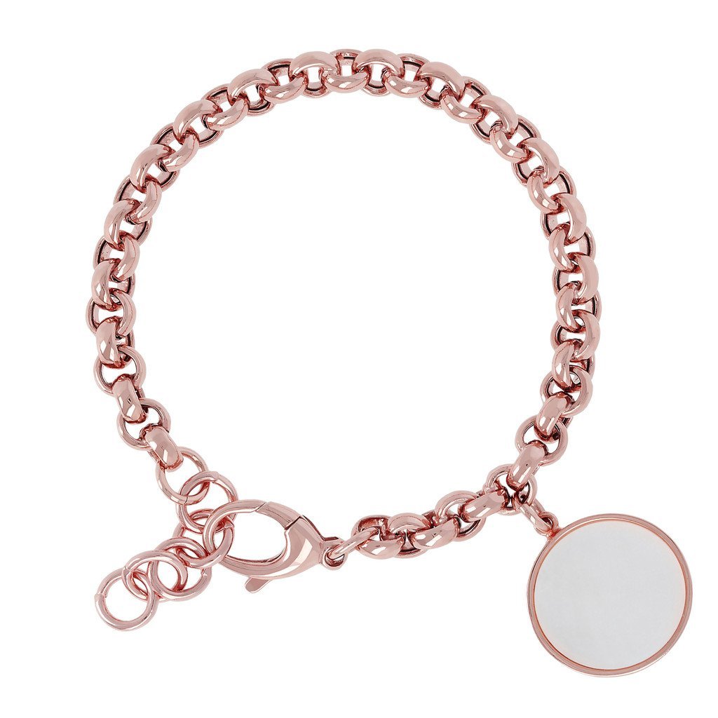Bronzallure Rolo Bracelet With Gemstone Pendant - Image 14