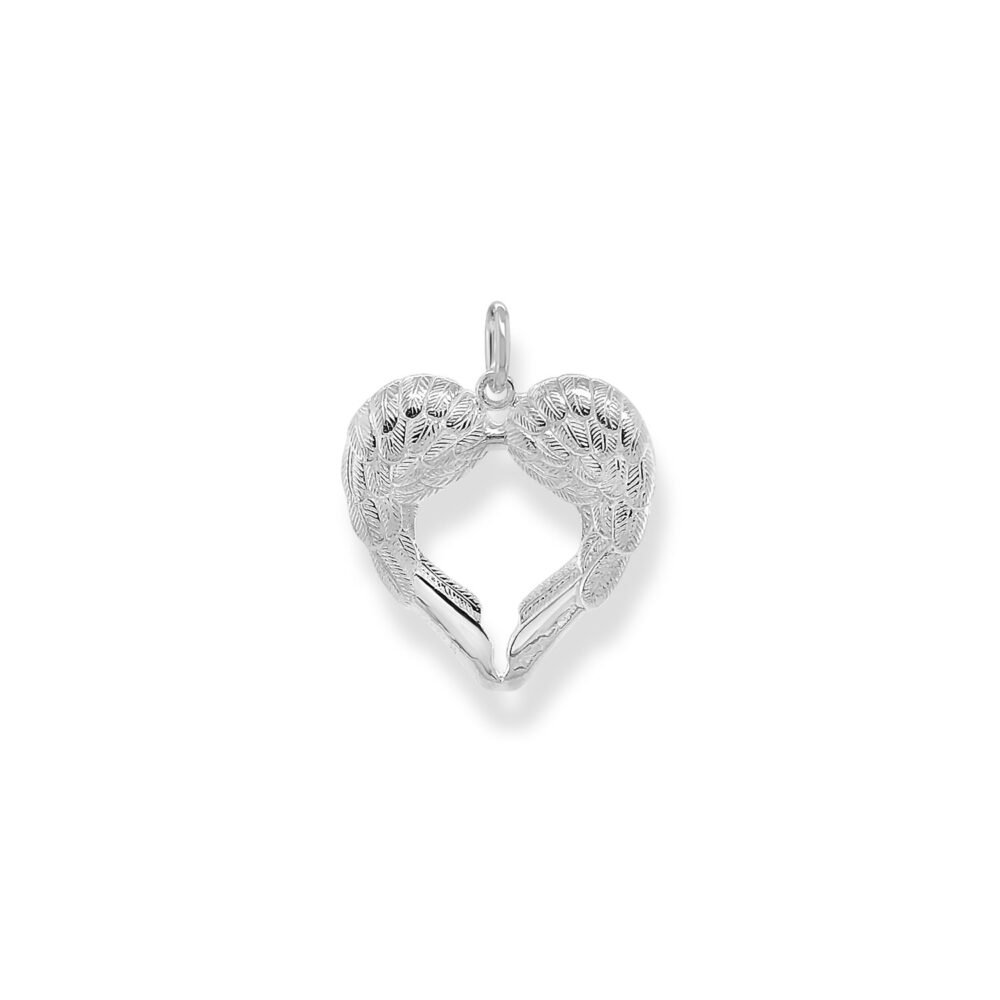 Thomas Sabo Charm Pendant Winged Heart Medium - Image 2