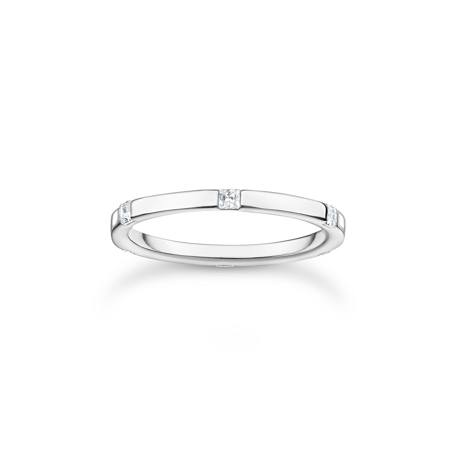 Thomas Sabo Ring with white stones silver