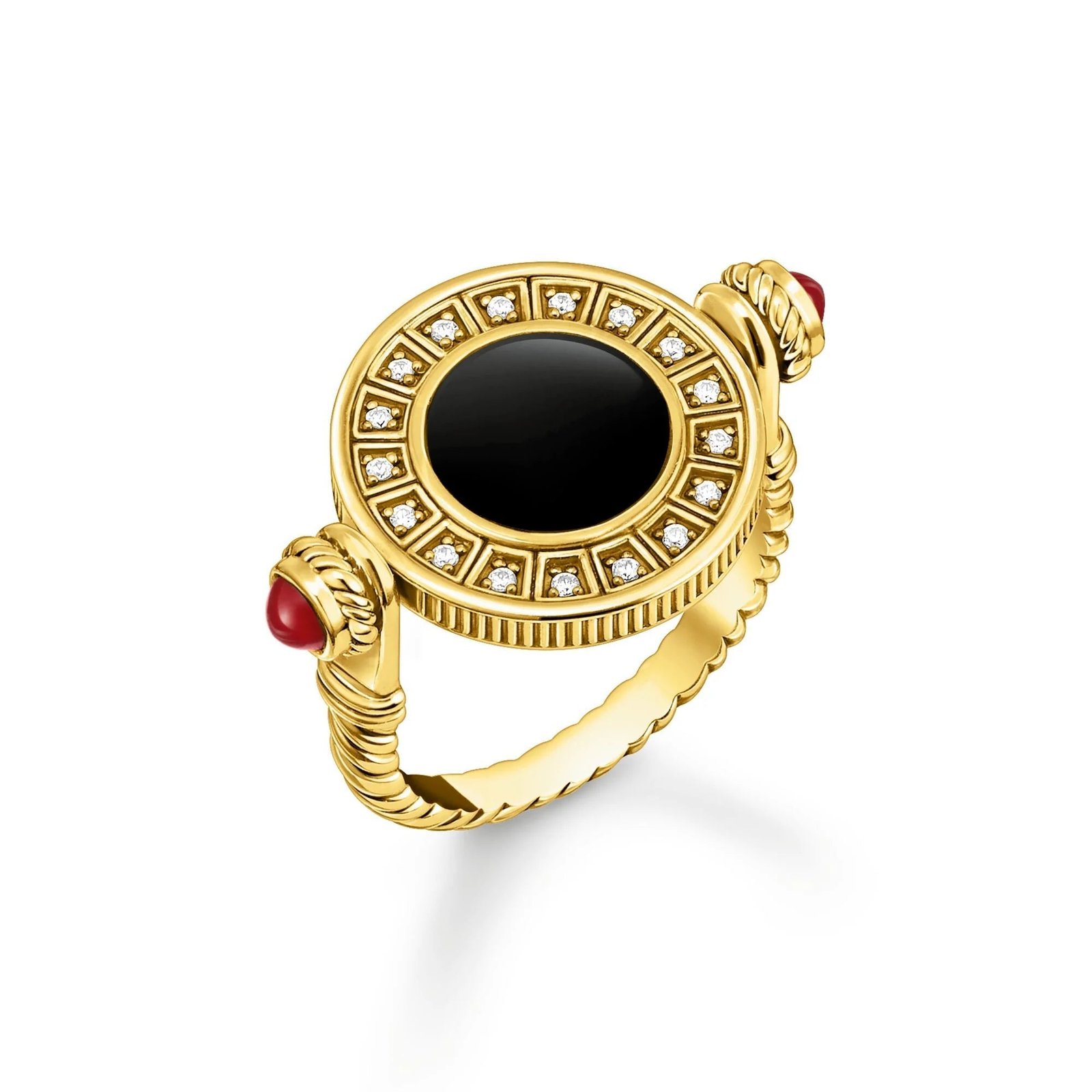 THOMAS SABO Rotating Coin Gold Ring
