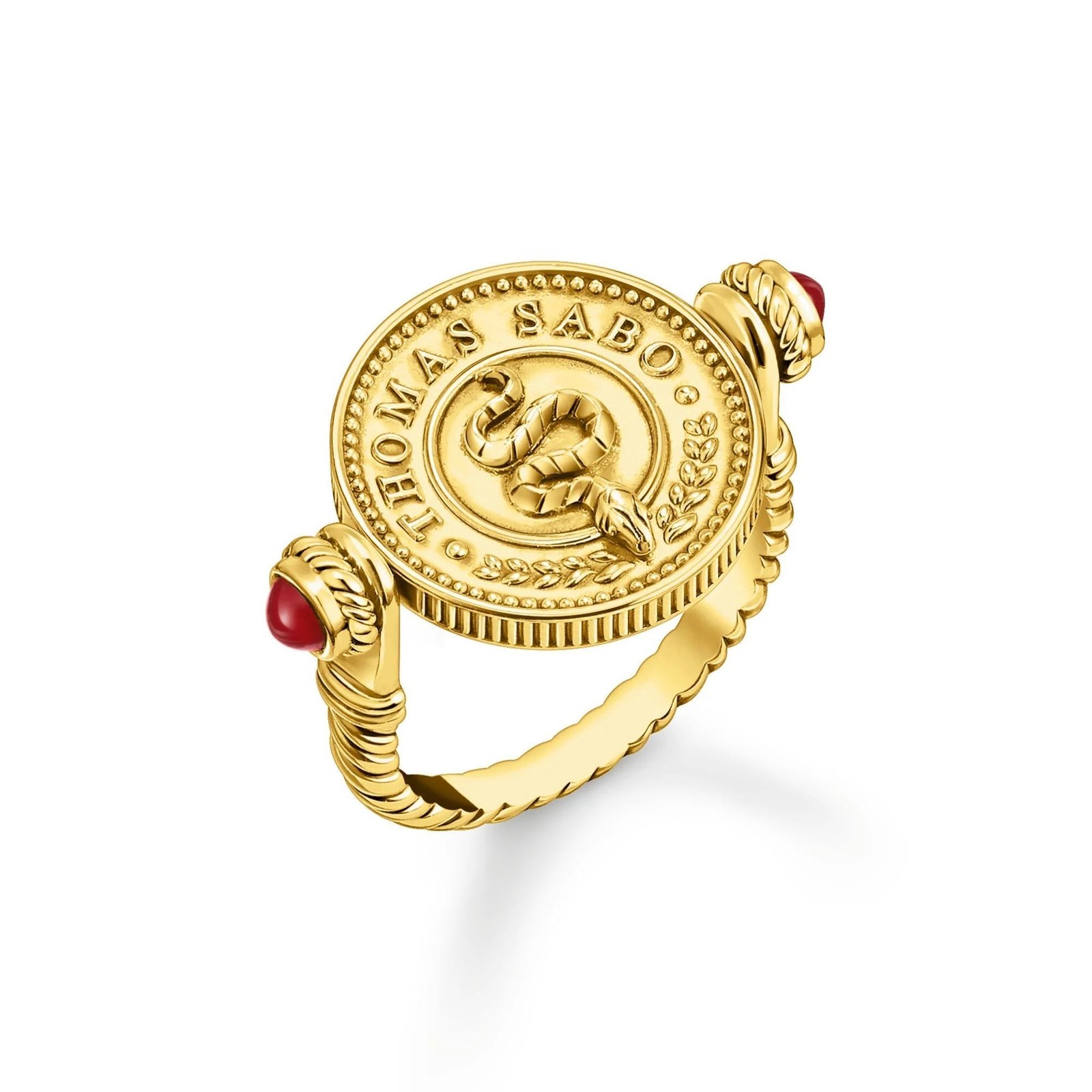 THOMAS SABO Rotating Coin Gold Ring - Image 2